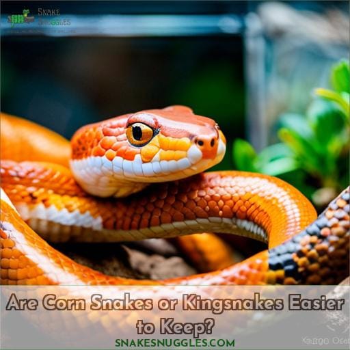 Are Corn Snakes or Kingsnakes Easier to Keep