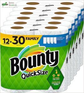Bounty Quick-Size Paper Towels, White, B079VP6DH6