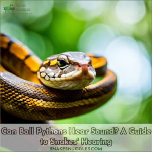 can ball pythons hear sound