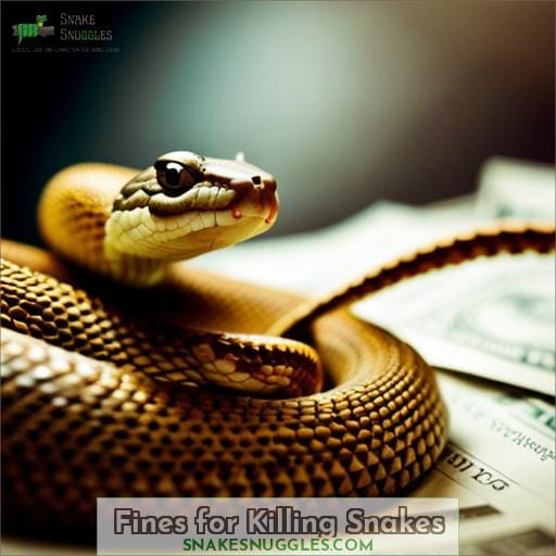 Fines for Killing Snakes
