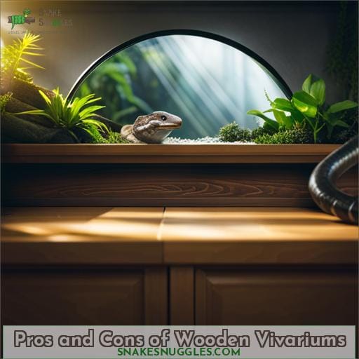 Pros and Cons of Wooden Vivariums