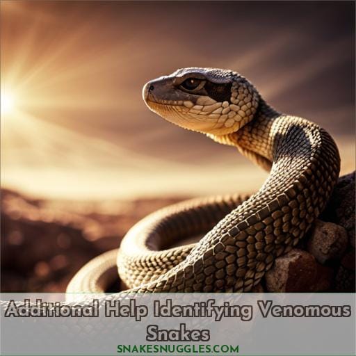 Additional Help Identifying Venomous Snakes