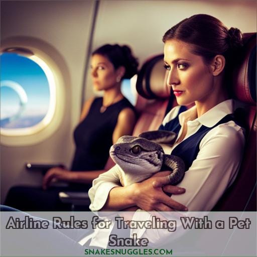 Airline Rules for Traveling With a Pet Snake