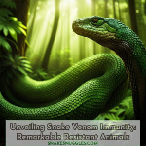 animals immune snake venom
