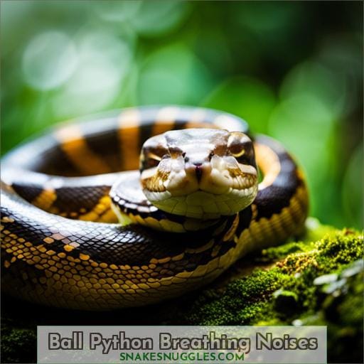Ball Python Breathing Noises