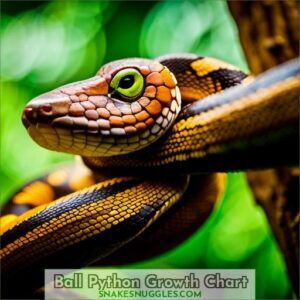 Discover How Big Ball Pythons Grow: Weight & Length Chart