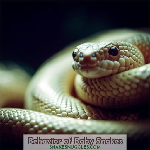 Behavior of Baby Snakes