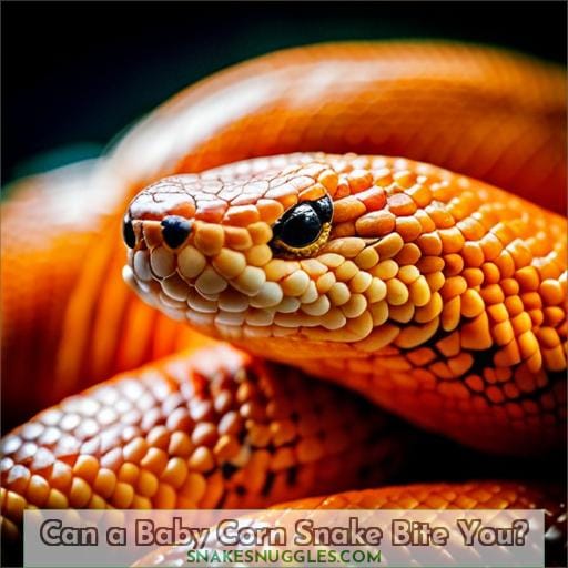Can a Baby Corn Snake Bite You