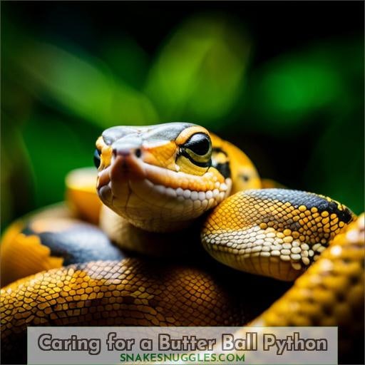 Caring for a Butter Ball Python