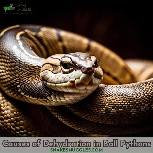 Causes of Dehydration in Ball Pythons