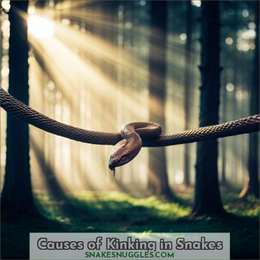 Causes of Kinking in Snakes