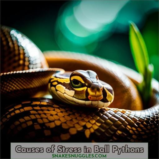 Causes of Stress in Ball Pythons