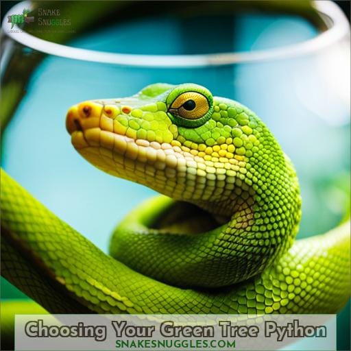 Choosing Your Green Tree Python