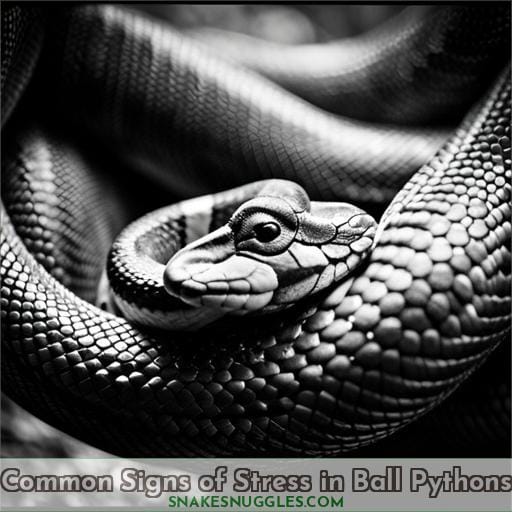 Common Signs of Stress in Ball Pythons