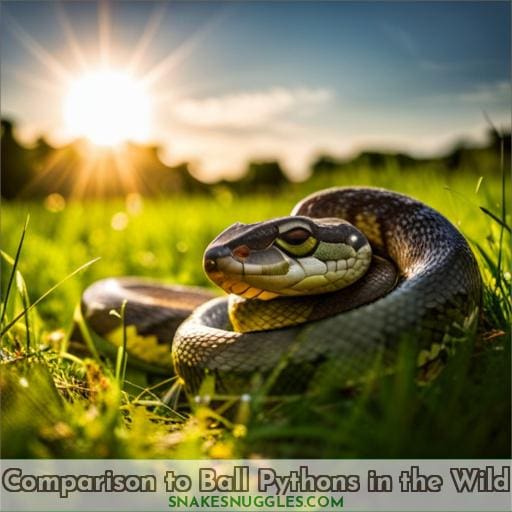Comparison to Ball Pythons in the Wild