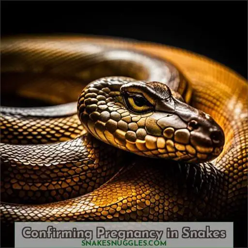 Confirming Pregnancy in Snakes