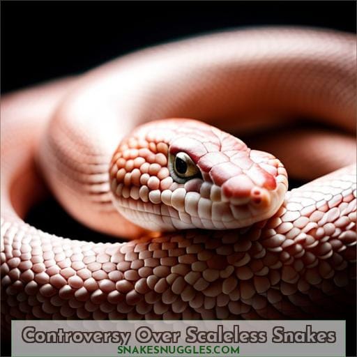 Controversy Over Scaleless Snakes