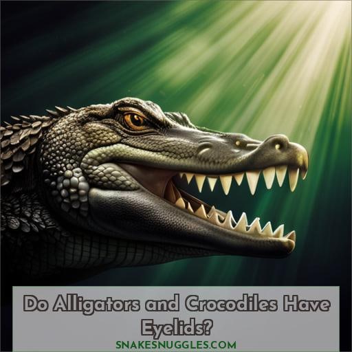 Do Alligators and Crocodiles Have Eyelids