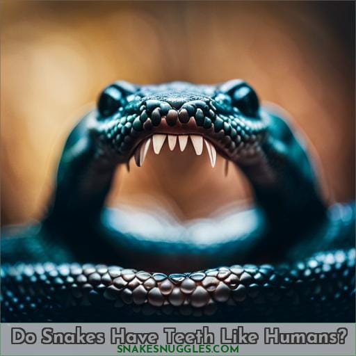 Do Snakes Have Teeth Like Humans