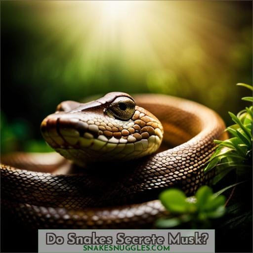 Do Snakes Secrete Musk