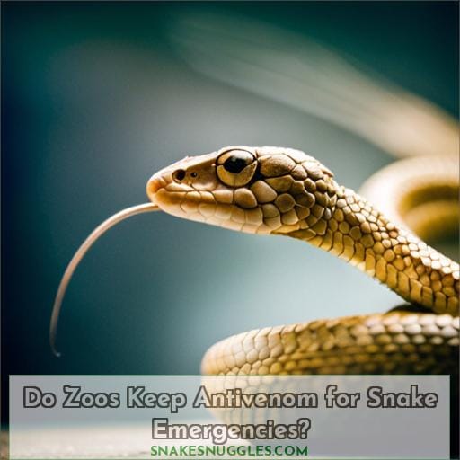 Do Zoos Keep Antivenom for Snake Emergencies