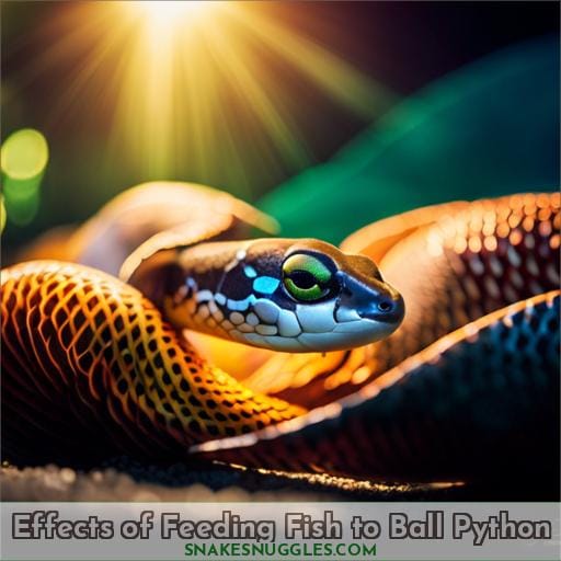 Effects of Feeding Fish to Ball Python