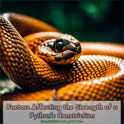 Factors Affecting the Strength of a Python