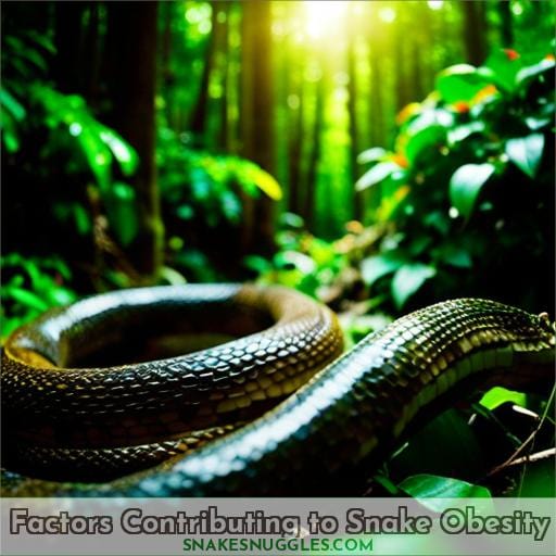 Factors Contributing to Snake Obesity