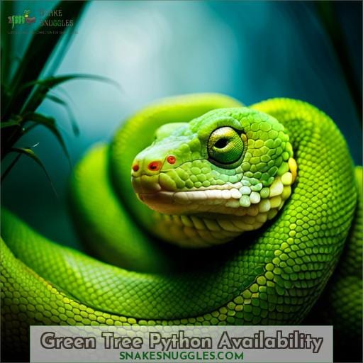 Green Tree Python Availability