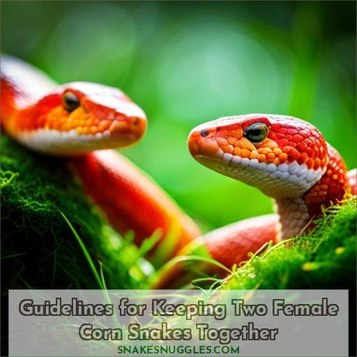Guidelines for Keeping Two Female Corn Snakes Together