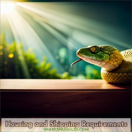 Housing and Shipping Requirements