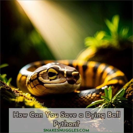 How Can You Save a Dying Ball Python