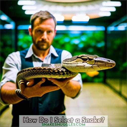 How Do I Select a Snake