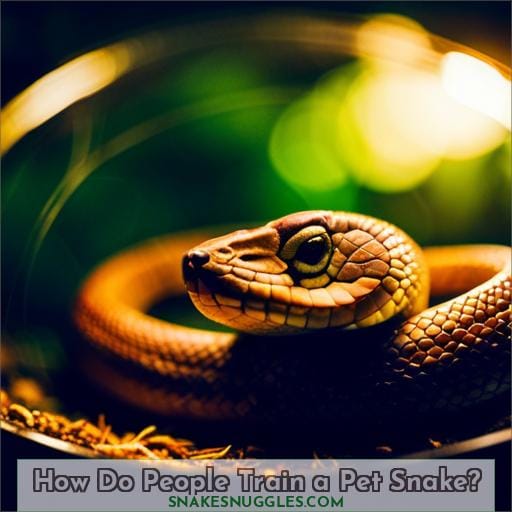 How Do People Train a Pet Snake