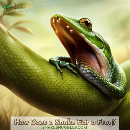 How Does a Snake Eat a Frog