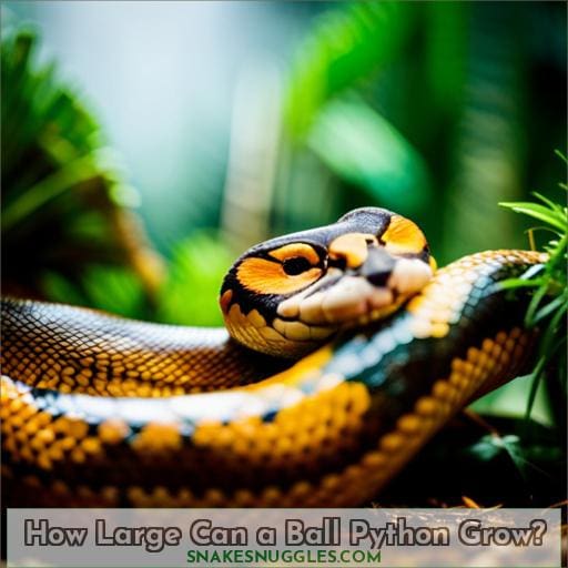 How Large Can a Ball Python Grow