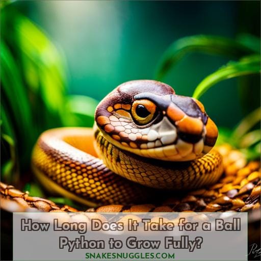 How Long Does It Take for a Ball Python to Grow Fully
