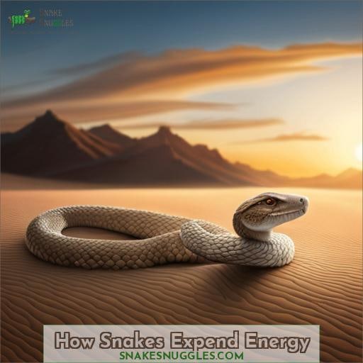 How Snakes Expend Energy