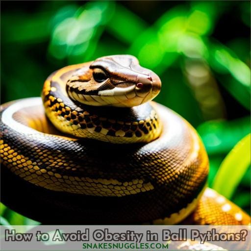 How to Avoid Obesity in Ball Pythons