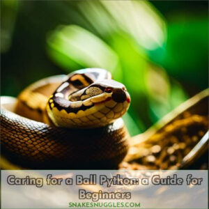 how to care for a ball python