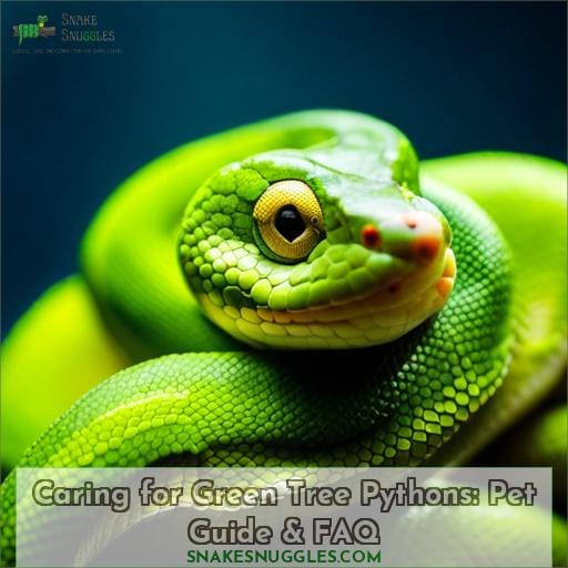 how to care for green tree pythons as pets