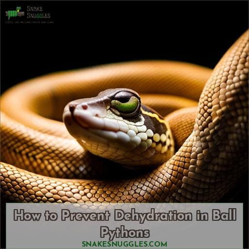 How to Prevent Dehydration in Ball Pythons