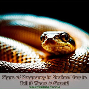 how to tell if your snake is pregnant