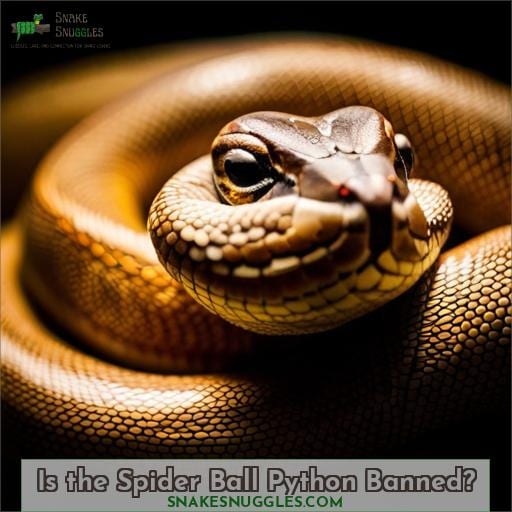 Is the Spider Ball Python Banned