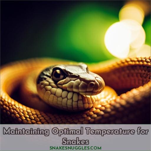 Maintaining Optimal Temperature for Snakes