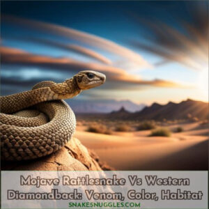 mojave rattlesnake vs western diamondback