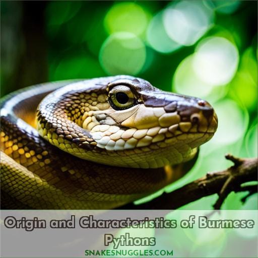 Origin and Characteristics of Burmese Pythons