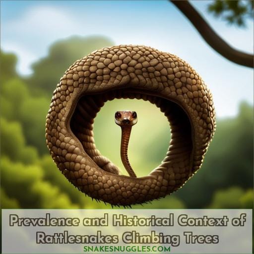 Prevalence and Historical Context of Rattlesnakes Climbing Trees