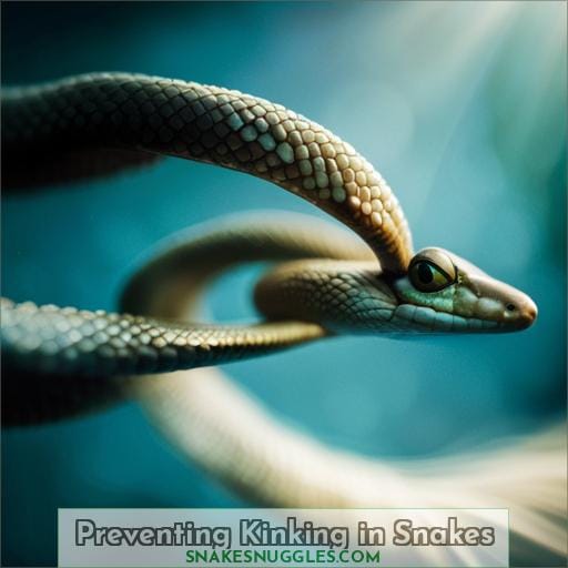 Preventing Kinking in Snakes