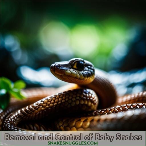 Removal and Control of Baby Snakes